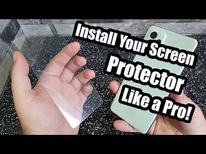 How to Install a Screen Protector PERFECTLY Every Time (Tape Method Tutorial)