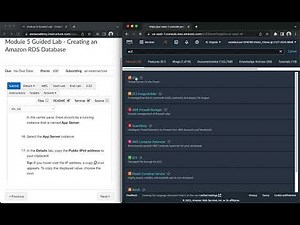 AWS Academy: Module 5 Guided Lab - Creating an Amazon RDS Database