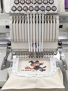 Industrial embroidery machines - Multi Cording Device option Tajima