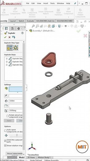 🎥 Master the Exploded View in SolidWorks! ✨