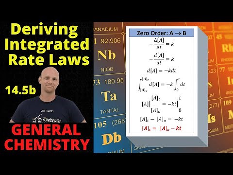 14.5b Derivation of the Integrated Rate Laws | General Chemistry