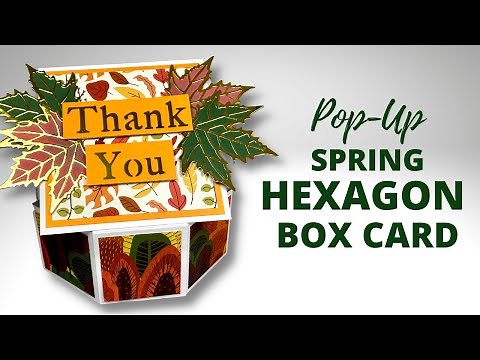 Pop-Up Hexagon Box Cards | EASIEST WAY TO MAKE ONE!