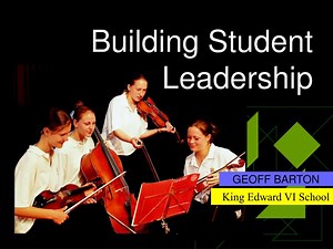 Building Student Leadership - SlideServe