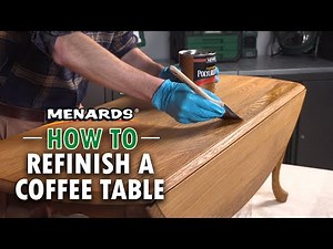 How To Refinish a Coffee Table | Menards