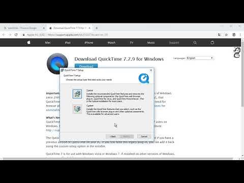 How to download and install QuickTime on windows 10