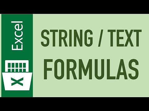 Excel String (Text) Functions and Formulas Tutorial