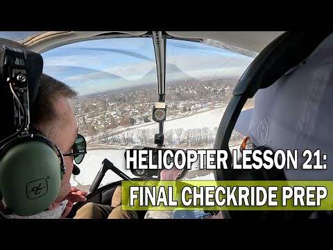 Final Checkride Prep in the R22 Helicopter | Student Pilot to Private Pilot