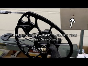 How to Get Your Bow Back to PERFECT Tune After a String Replacement | Al's Archery Tips | HTTO
