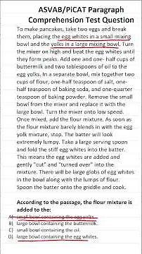 Ace the ASVAB: Paragraph Comprehension Practice Test #acetheasvab #grammarhero