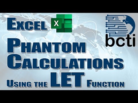 Microsoft Excel - Create Phantom Calculations with the LET Function