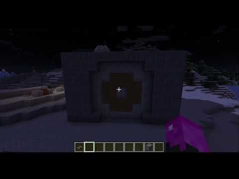minecraft working vault door (with create mod)