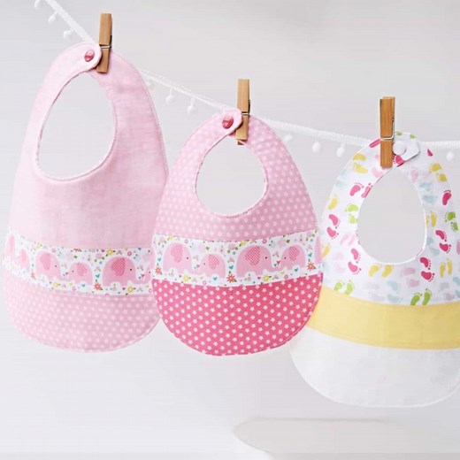 Baby Bib Pattern - FREE Bib Pattern in 3 Sizes!