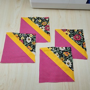 Patchwork pattern work. It's very easy to make. simple and effective