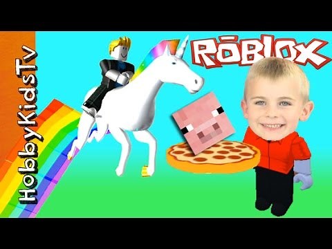 HobbyFrog Plays Roblox! Minecraft Video Gaming with HobbyKidsTV