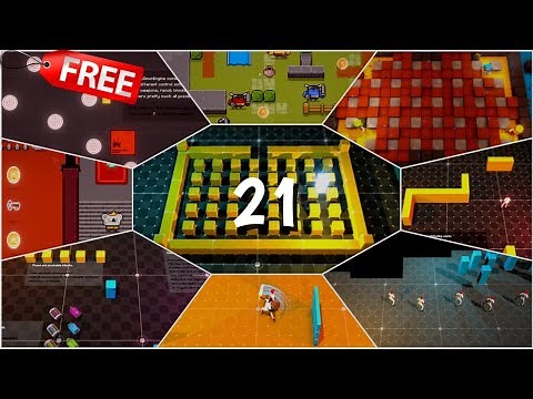(Free Full Project Download) Top Down Engine - 21 games together. || Unity 2d & 3d full project.