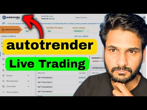 Live Trading using AUTOTRENDER 🤑 100% Accuracy