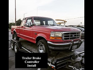 OBS Ford Trailer Brake Controller Install