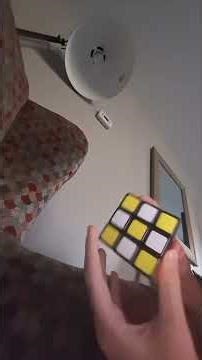How to make the checkerboard pattern with a 3x3 Rubiks cube.