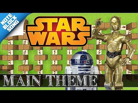 Star Wars - MAIN THEME - Minecraft |Note Block Song + Doorbell Tutorial|