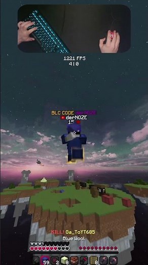 Click Sounds + PVP Minecraft #shorts