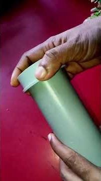 HOW TO DRAW CIRCLE AROUND A PVC PIPE USING END CAP. #shortsfeed #ernakulam #shorts