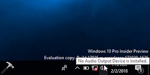 [FIX] 'No Audio Output Device Is Installed' For Windows 10