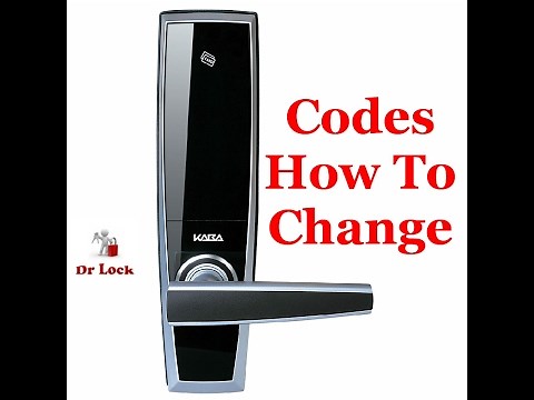 Kaba EF680 Change pin code & remove codes info