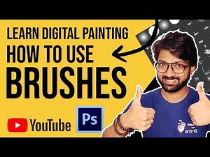 How to Use Brushes | Digital Painting Tutorials for Beginners | Learn In Hindi