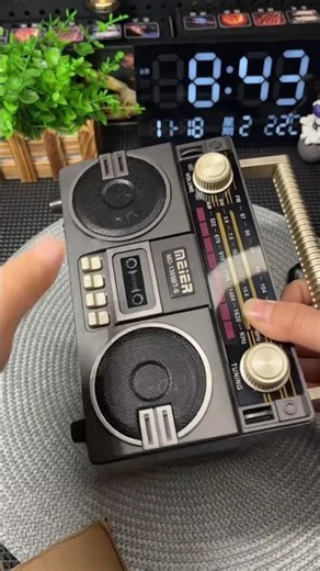 Retro Tape Recorder with Solar Panel | USB + Radio #shorts #tricks #viralshorts #tricksexplorepage