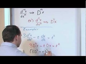 The Linear Differential Operator - Differential Equations