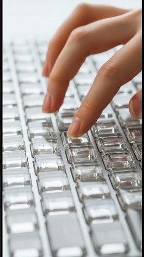 Crystal Keyboard ASMR ✨ | AI Aesthetic Typing Sounds for Deep Focus #asmr