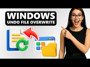 RECOVER Replaced File on WINDOWS — Fix “Overwrite” Fast