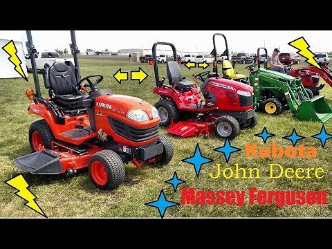 Kubota, John Deere or Massey Ferguson - Sub-Compact Tractors