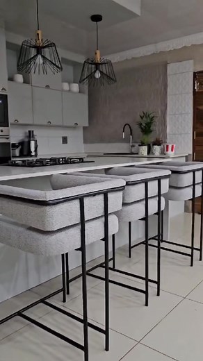 Complete your Kitchen with our stunning bar chairs. #barchair #chair #kitchenhacks #furniture