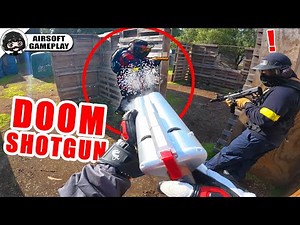 DOOM SUPER SHOTGUN in AIRSOFT 🔥 ▬ Yio Airsoft Gameplay