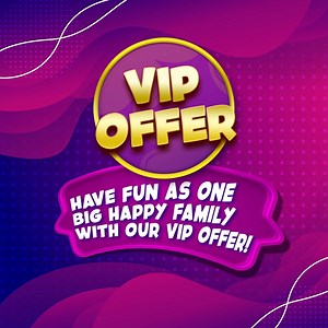 Embrace the joy of togetherness with Fun City's VIP offer, designed for one big happy family adventure! Load up with 10000 and unlock a world of excitement with 200 plays, along with exclusive perks that will elevate your Fun City experience. Enjoy 6 months of our premium Play Area Membership (Worth 3000), receive a complimentary plush/toy from our Toy Promo collection, and avail a flat 25% off on our spectacular birthday party packages. Plus, as VIP members, you'll get early access to Toy Promo