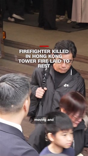 CNN on Instagram: "Funeral of the heroic firefighter Ho Wai-ho killed battling the high-rise fire was held in Hong Kong. CNN's @klustout reports. Tap the link in bio to read more."