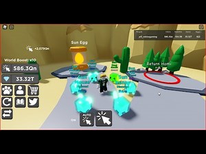 Roblox : [🏆 5M EVENT 🏆] Clicker Realms X - New Code + Get 1 Emerald Pet + 5 Diamond Pet (Sun Egg)!