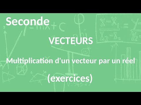 Seconde - Vecteurs Multiplication d'un vecteur par un réel (exercices)