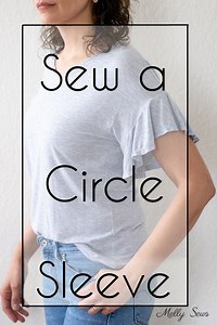 Circle Sleeve Tutorial - How to Sew a Sleeve Ruffle
