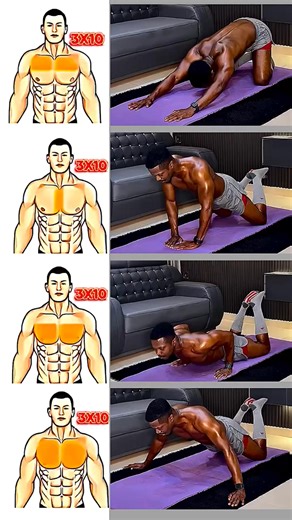 932K views · 12K reactions | Knee Push Up Variations To Get Rid Of Chest Fat For Beginners #pushups #chestworkout #beginnerworkout | Doctor CC Fit | Facebook
