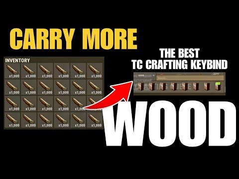 Rust Keybind Trick: Carry Unlimited Wood with Crafting Tool Cupboards - Tea Tuesday