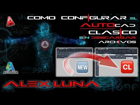 Como configurar Autocad Clásico sin descargar ningún archivo