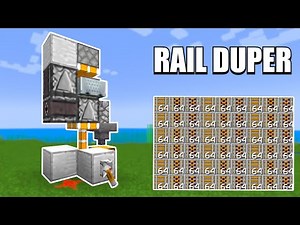 Minecraft Rail Duper Tutorial 1.21.5
