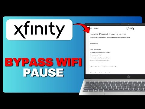 HOW TO UNPAUSE XFINITY WIFI ON WINDOWS 11 2025?