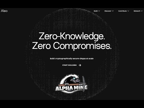 How To Mine Aleo! ⛏️⛏️