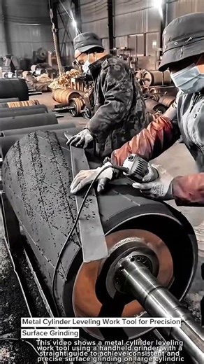 Metal Cylinder Leveling Work Tool for Precision Surface Grinding #worktool