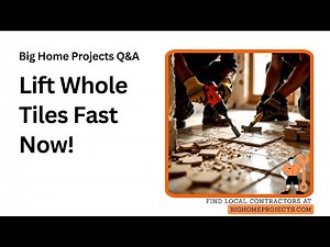 SDS Hammer Chisel Tile Lift Technique Guide