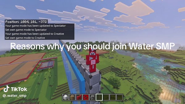 #MC #Bedrock #realm new SMP #SMP #Water SMP The realm code is : FCAYkwTRYgYyJPE