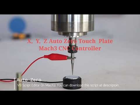 X, Y, Z Auto Zero Touch Plate Mach3 CNC Controller